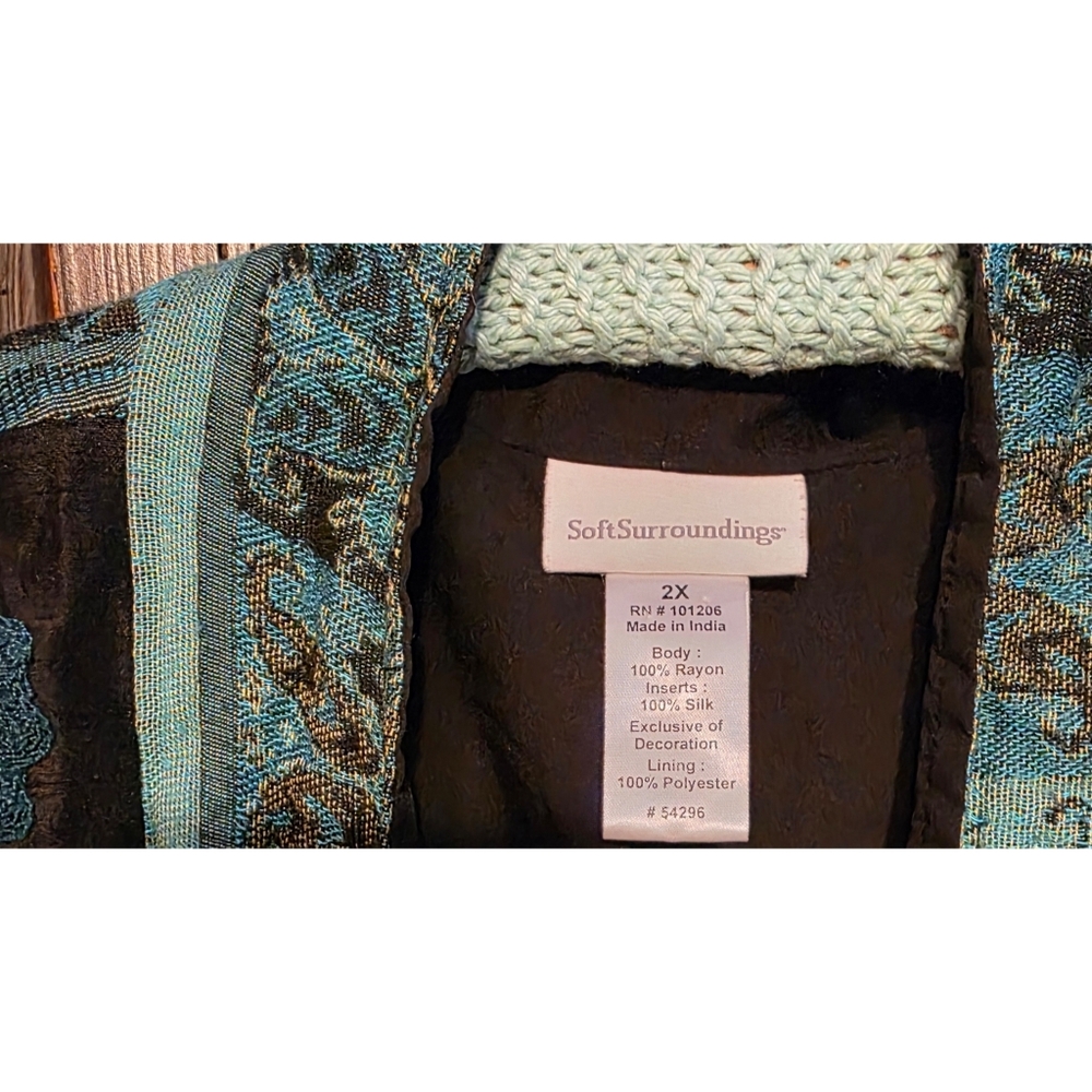 Embroidered Kimono Jacket (2x) - Picture 9 of 9